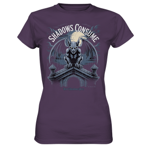 Shadows Consume - Das Geheimnis der Flügel in der dunklen Nacht - Ladies Premium Shirt | Lady - Shirts | Dark Shadows Arts