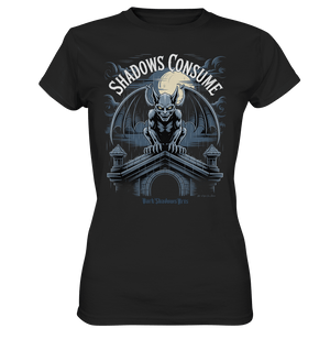 Shadows Consume - Das Geheimnis der Flügel in der dunklen Nacht - Ladies Premium Shirt | Lady - Shirts | Dark Shadows Arts