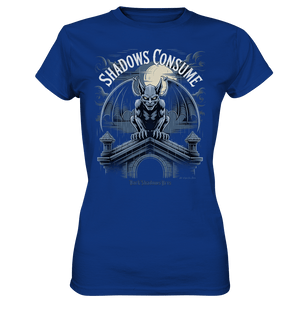 Shadows Consume - Das Geheimnis der Flügel in der dunklen Nacht - Ladies Premium Shirt | Lady - Shirts | Dark Shadows Arts