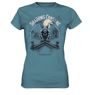 Shadows Consume - Das Geheimnis der Flügel in der dunklen Nacht - Ladies Premium Shirt | Lady - Shirts | Dark Shadows Arts