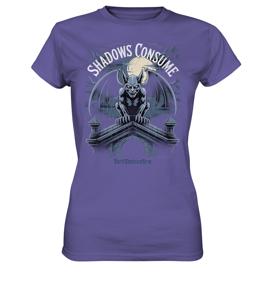 Shadows Consume - Das Geheimnis der Flügel in der dunklen Nacht - Ladies Premium Shirt | Lady - Shirts | Dark Shadows Arts