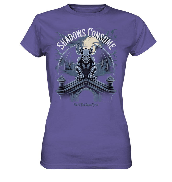 Shadows Consume - Das Geheimnis der Flügel in der dunklen Nacht - Ladies Premium Shirt | Lady - Shirts | Dark Shadows Arts