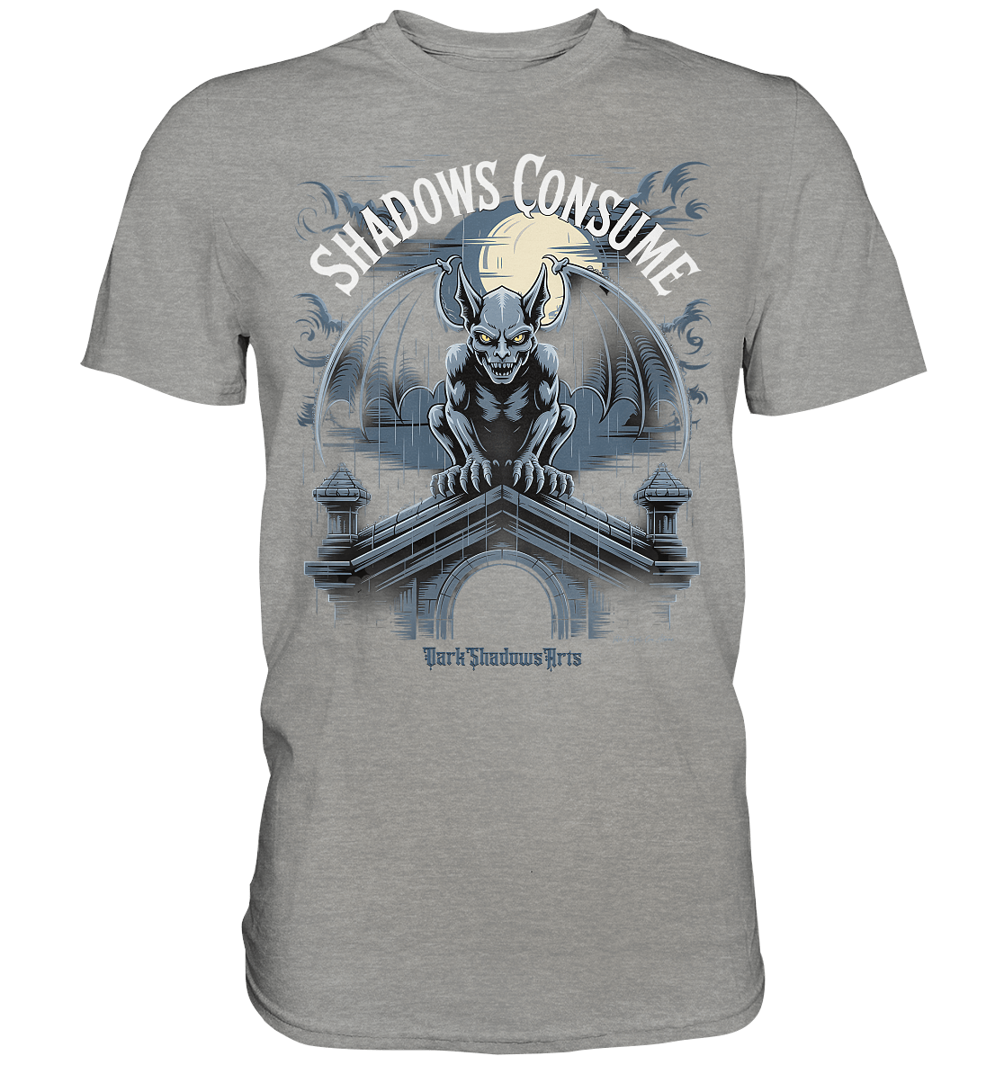 Shadows Consume – Die Wächter der vergessenen Kathedrale - Premium Shirt | Unisex - Shirts | Dark Shadows Arts