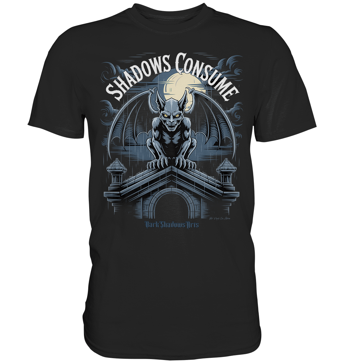 Shadows Consume – Die Wächter der vergessenen Kathedrale - Premium Shirt | Unisex - Shirts | Dark Shadows Arts