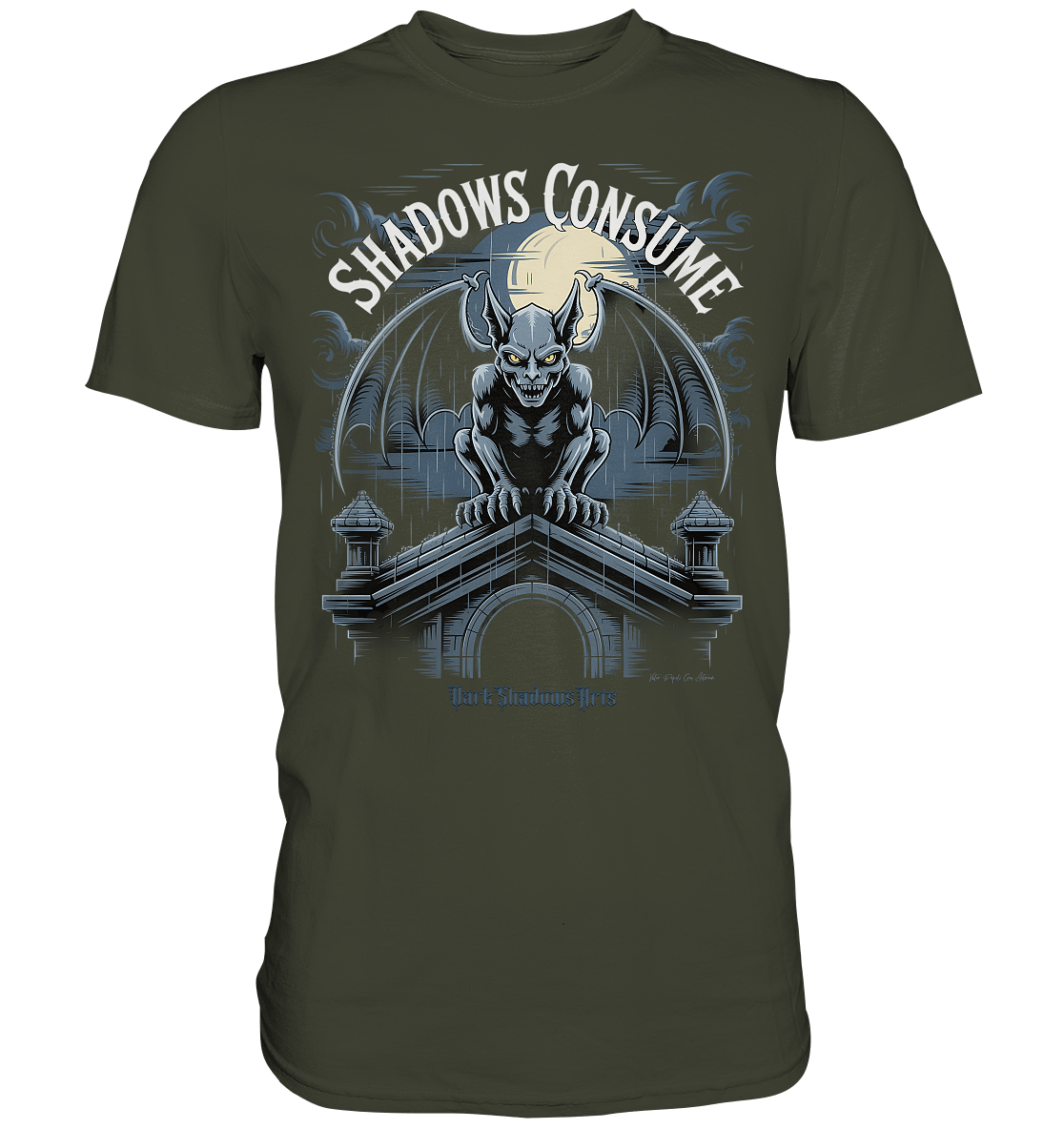 Shadows Consume – Die Wächter der vergessenen Kathedrale - Premium Shirt | Unisex - Shirts | Dark Shadows Arts