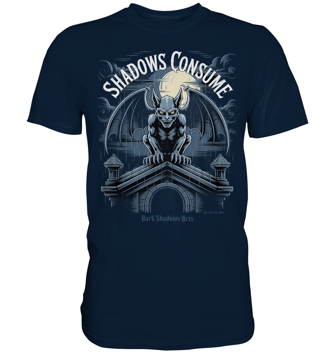 Shadows Consume – Die Wächter der vergessenen Kathedrale - Premium Shirt | Unisex - Shirts | Dark Shadows Arts