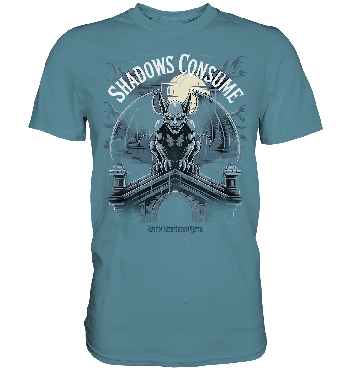 Shadows Consume – Die Wächter der vergessenen Kathedrale - Premium Shirt | Unisex - Shirts | Dark Shadows Arts