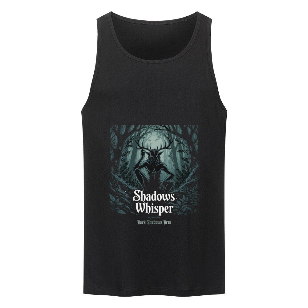 Shadows Whisper – Waldgeist Grillen & okkulte Runen – Premium Organic Tanktop | T-Shirt | Dark Shadows Arts