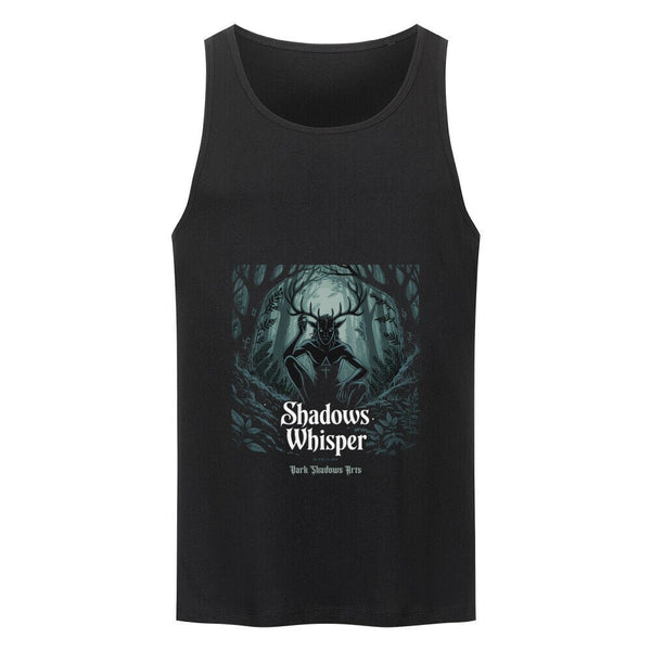 Shadows Whisper – Waldgeist Grillen & okkulte Runen – Premium Organic Tanktop | T-Shirt | Dark Shadows Arts