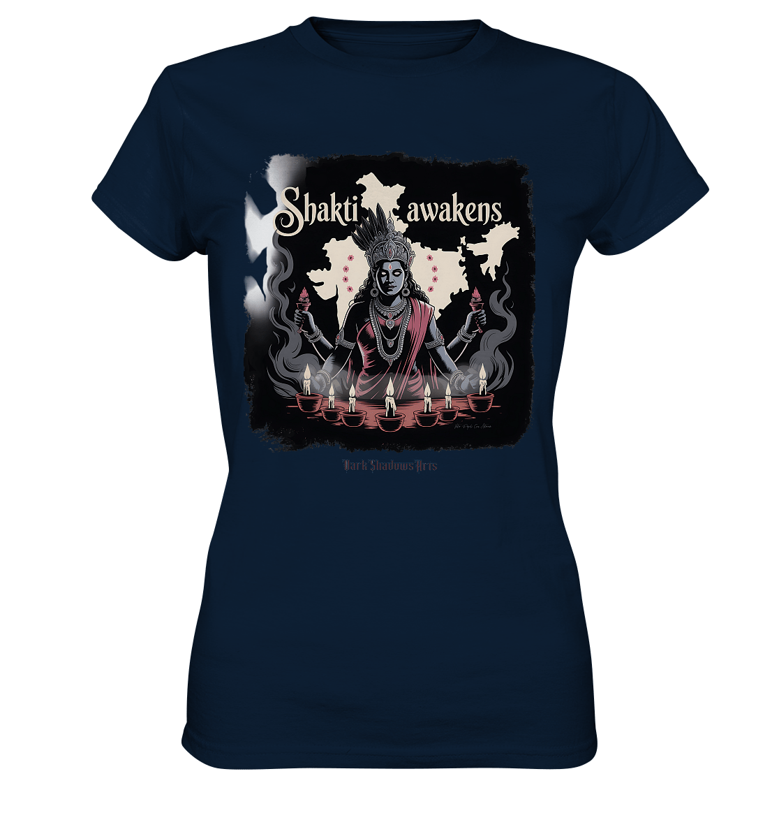 Shakti awakens - Die entfesselte Kraft der göttlichen Energie - Ladies Premium Shirt | Lady - Shirts | Dark Shadows Arts