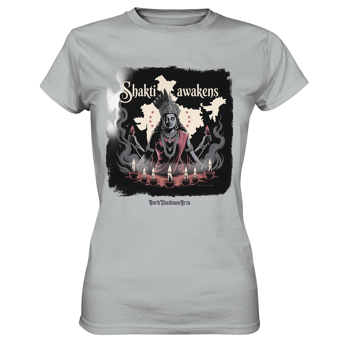 Shakti awakens - Die entfesselte Kraft der göttlichen Energie - Ladies Premium Shirt | Lady - Shirts | Dark Shadows Arts