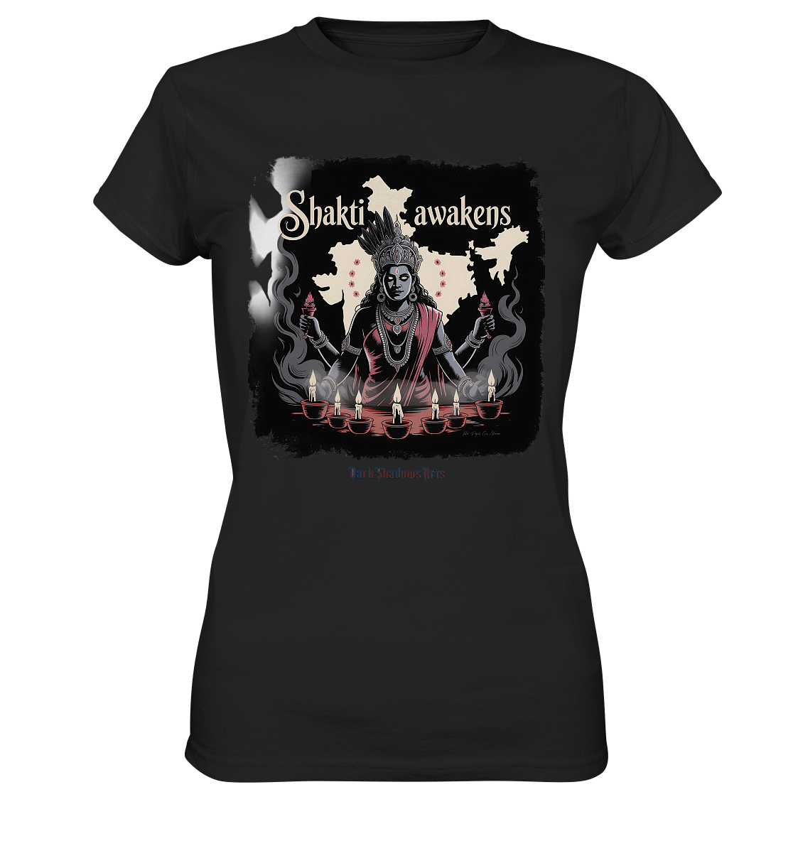 Shakti awakens - Die entfesselte Kraft der göttlichen Energie - Ladies Premium Shirt | Lady - Shirts | Dark Shadows Arts