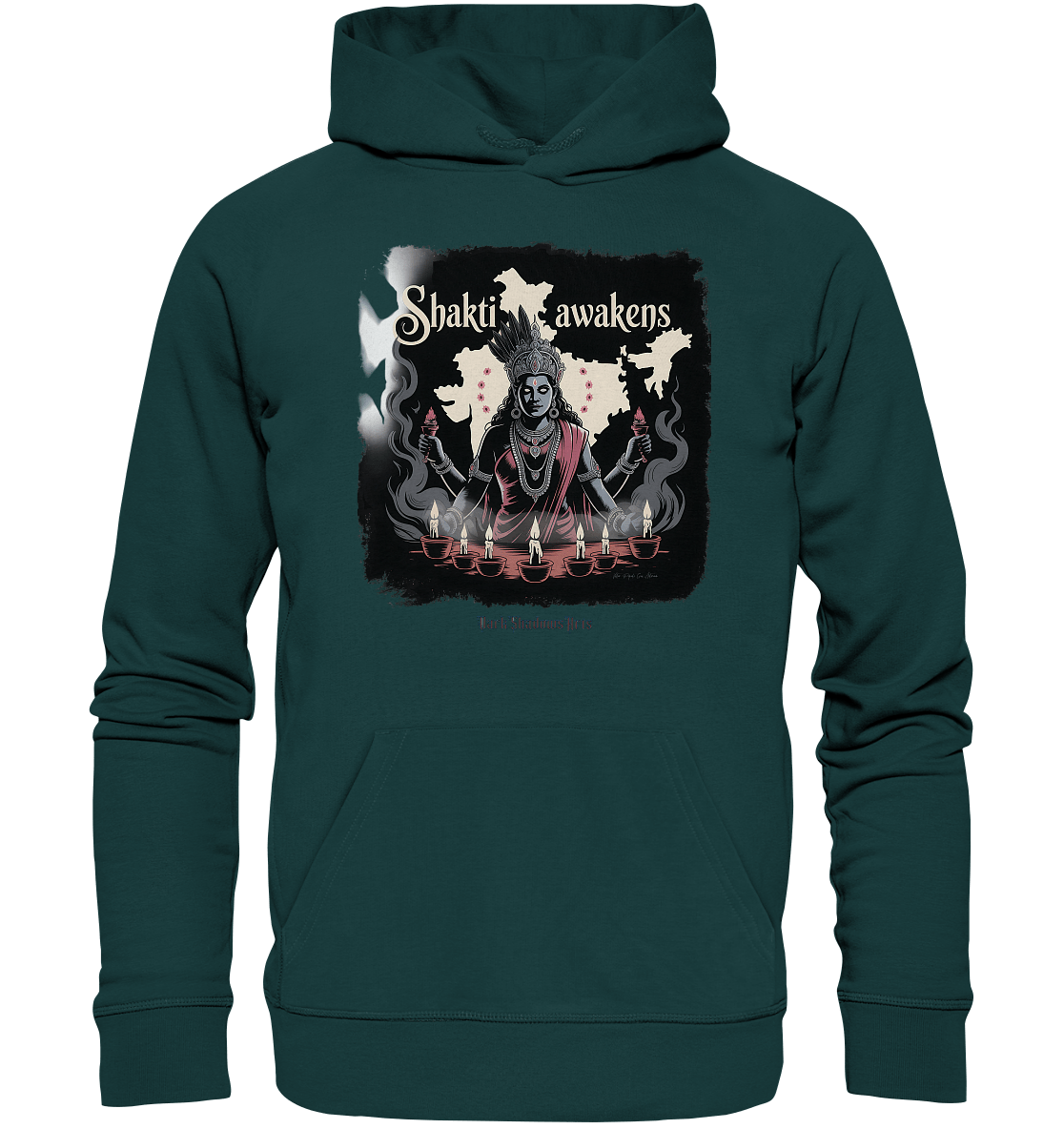 Shakti awakens - Die entfesselte Kraft der göttlichen Energie - Organic Hoodie | Hoodies | Dark Shadows Arts