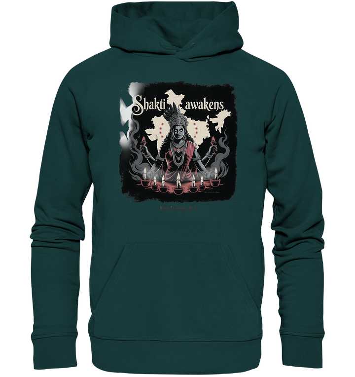 Shakti awakens - Die entfesselte Kraft der göttlichen Energie - Organic Hoodie | Hoodies | Dark Shadows Arts