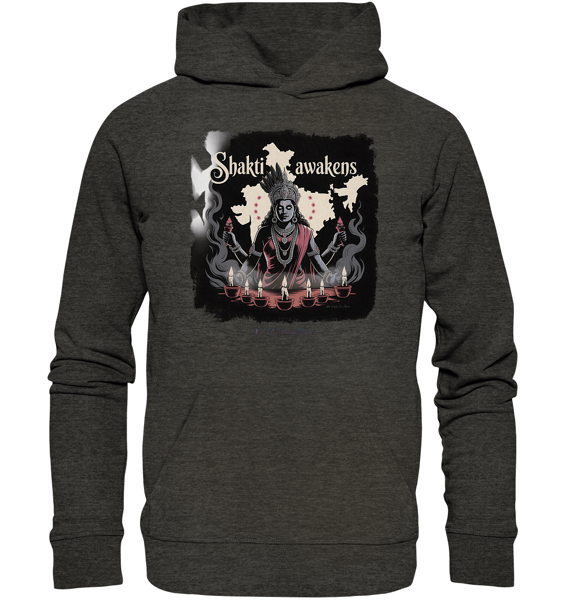 Shakti awakens - Die entfesselte Kraft der göttlichen Energie - Organic Hoodie | Hoodies | Dark Shadows Arts