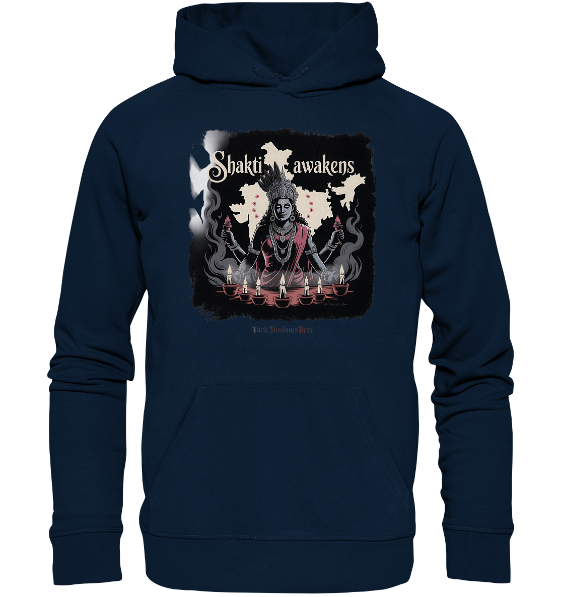 Shakti awakens - Die entfesselte Kraft der göttlichen Energie - Organic Hoodie | Hoodies | Dark Shadows Arts