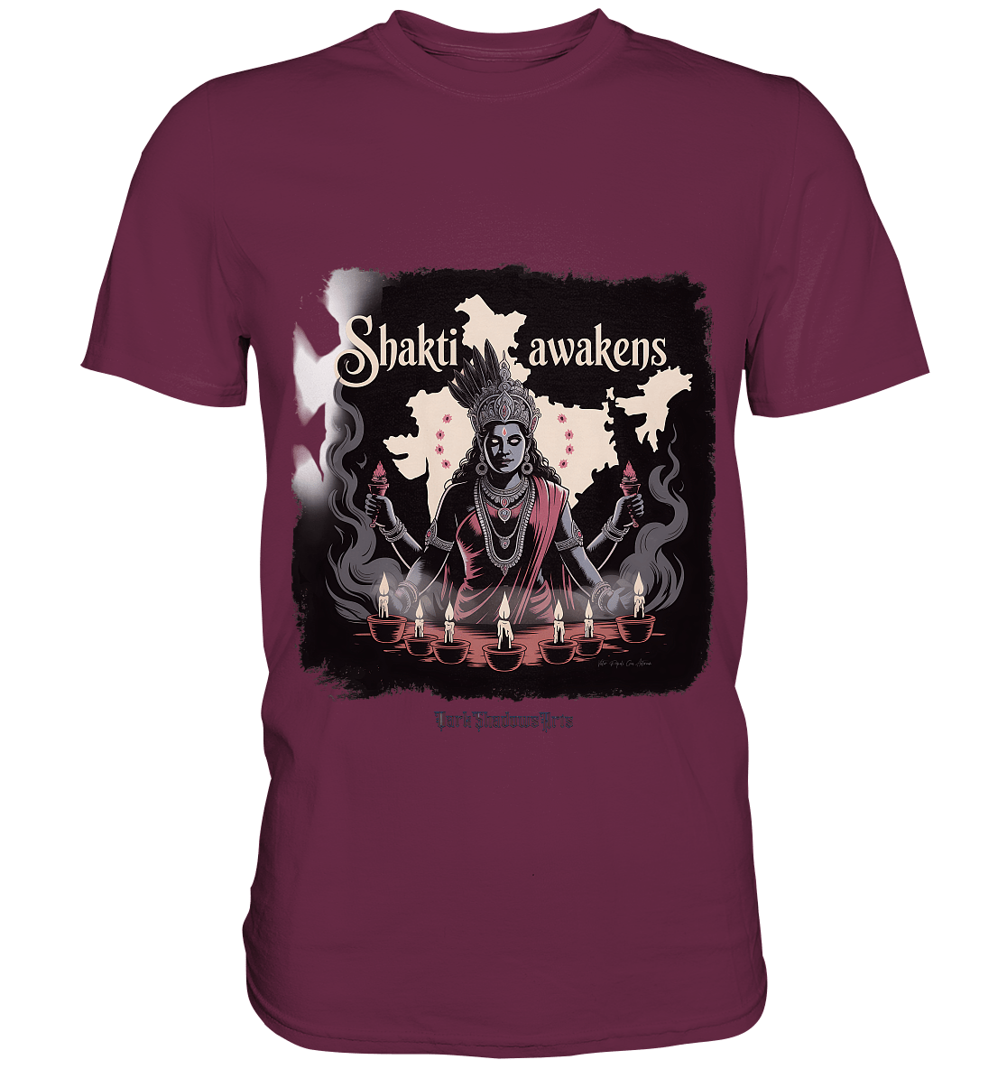 Shakti awakens - Die entfesselte Kraft der göttlichen Energie - Premium Shirt | Unisex - Shirts | Dark Shadows Arts