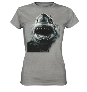 Shark of the Abyss – Die ungezähmte Kraft der Tiefsee - Ladies Premium Shirt | Lady - Shirts | Dark Shadows Arts
