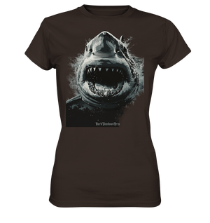 Shark of the Abyss – Die ungezähmte Kraft der Tiefsee - Ladies Premium Shirt | Lady - Shirts | Dark Shadows Arts