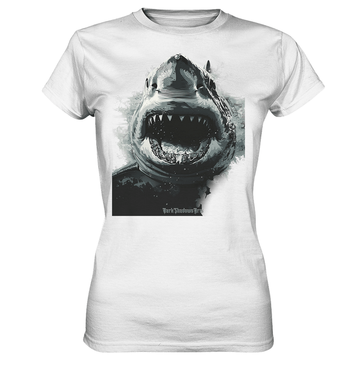 Shark of the Abyss – Die ungezähmte Kraft der Tiefsee - Ladies Premium Shirt | Lady - Shirts | Dark Shadows Arts