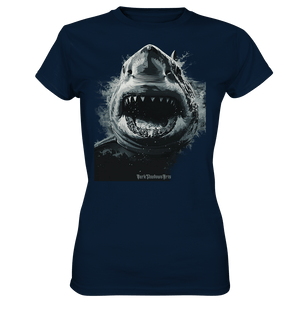 Shark of the Abyss – Die ungezähmte Kraft der Tiefsee - Ladies Premium Shirt | Lady - Shirts | Dark Shadows Arts