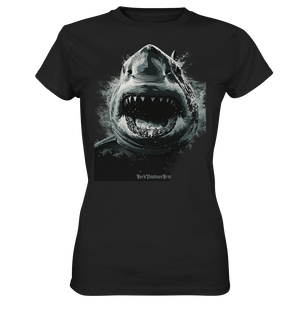 Shark of the Abyss – Die ungezähmte Kraft der Tiefsee - Ladies Premium Shirt | Lady - Shirts | Dark Shadows Arts
