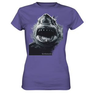 Shark of the Abyss – Die ungezähmte Kraft der Tiefsee - Ladies Premium Shirt | Lady - Shirts | Dark Shadows Arts