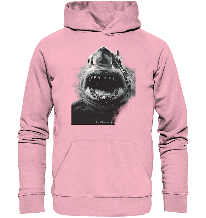 Shark of the Abyss – Die ungezähmte Kraft der Tiefsee - Organic Hoodie | Hoodies | Dark Shadows Arts