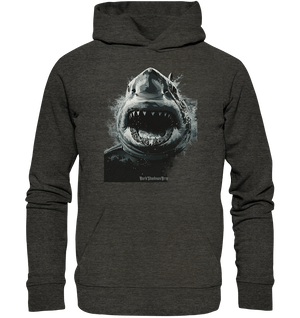 Shark of the Abyss – Die ungezähmte Kraft der Tiefsee - Organic Hoodie | Hoodies | Dark Shadows Arts