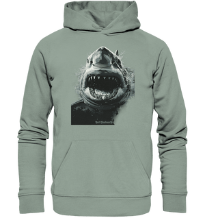 Shark of the Abyss – Die ungezähmte Kraft der Tiefsee - Organic Hoodie | Hoodies | Dark Shadows Arts