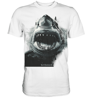 Shark of the Abyss – Die ungezähmte Kraft der Tiefsee - Premium Shirt | Unisex - Shirts | Dark Shadows Arts