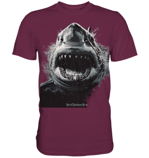 Shark of the Abyss – Die ungezähmte Kraft der Tiefsee - Premium Shirt | Unisex - Shirts | Dark Shadows Arts