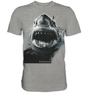 Shark of the Abyss – Die ungezähmte Kraft der Tiefsee - Premium Shirt | Unisex - Shirts | Dark Shadows Arts