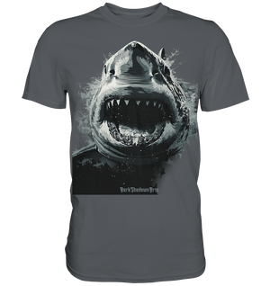 Shark of the Abyss – Die ungezähmte Kraft der Tiefsee - Premium Shirt | Unisex - Shirts | Dark Shadows Arts
