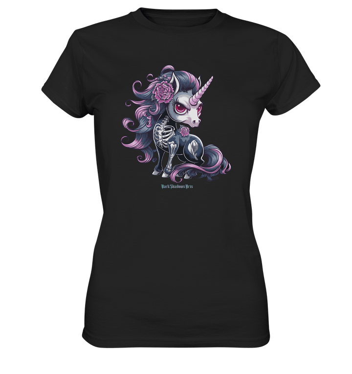 Skeletal Unicorn - Ladies Premium Shirt | Lady - Shirts | Dark Shadows Arts