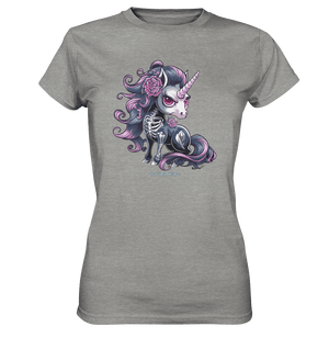 Skeletal Unicorn - Ladies Premium Shirt | Lady - Shirts | Dark Shadows Arts