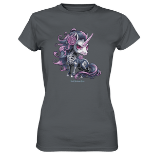 Skeletal Unicorn - Ladies Premium Shirt | Lady - Shirts | Dark Shadows Arts