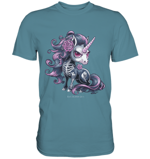 Skeletal Unicorn - Premium Shirt | Unisex - Shirts | Dark Shadows Arts