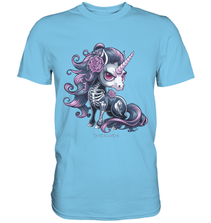 Skeletal Unicorn - Premium Shirt | Unisex - Shirts | Dark Shadows Arts
