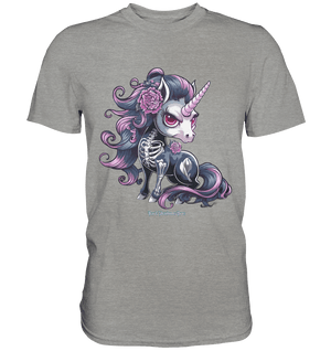 Skeletal Unicorn - Premium Shirt | Unisex - Shirts | Dark Shadows Arts