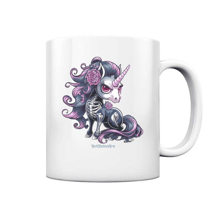 Skeletal Unicorn - Tasse glossy | Trinkgefäße | Dark Shadows Arts