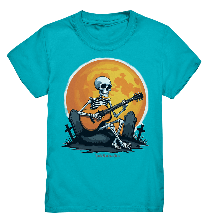 Skeleton Serenade - Kids Premium Shirt | Kids & Babys | Dark Shadows Arts