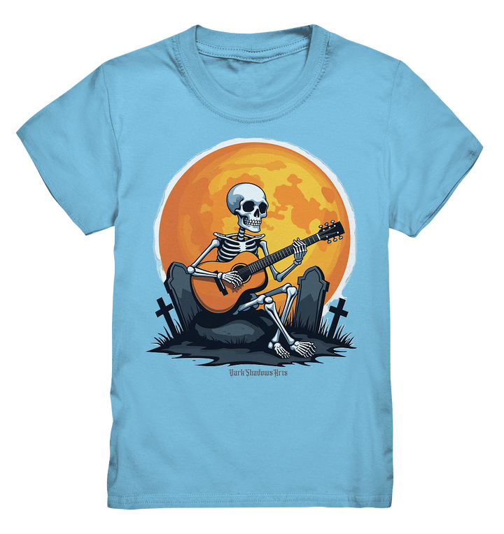 Skeleton Serenade - Kids Premium Shirt | Kids & Babys | Dark Shadows Arts