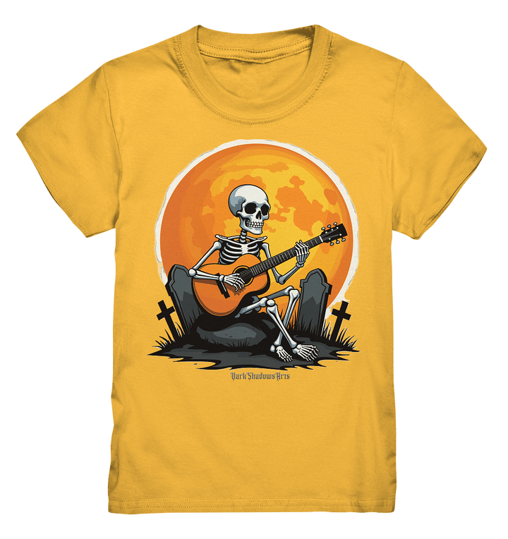 Skeleton Serenade - Kids Premium Shirt | Kids & Babys | Dark Shadows Arts