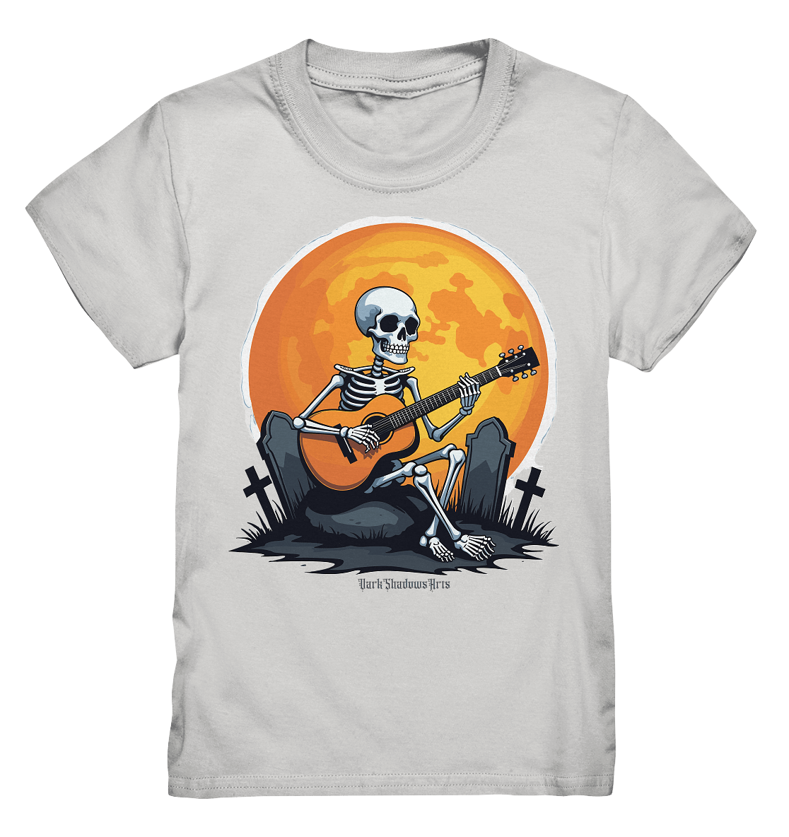 Skeleton Serenade - Kids Premium Shirt | Kids & Babys | Dark Shadows Arts