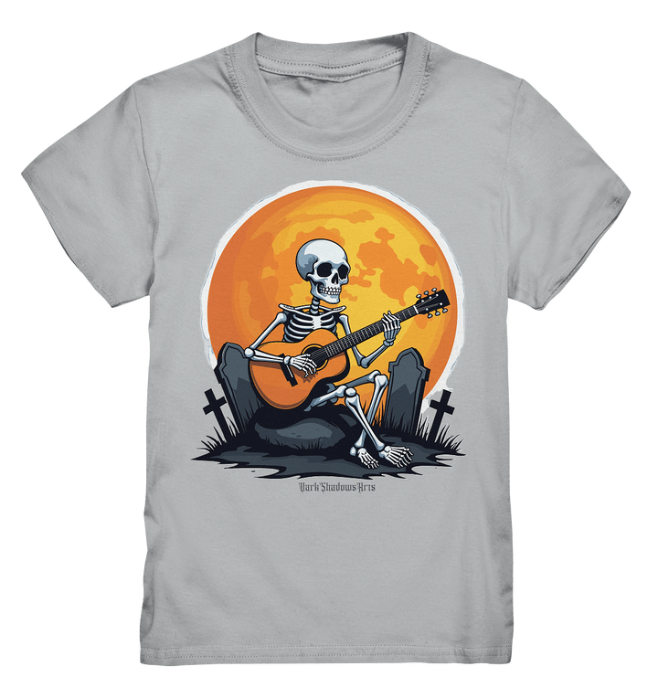Skeleton Serenade - Kids Premium Shirt | Kids & Babys | Dark Shadows Arts