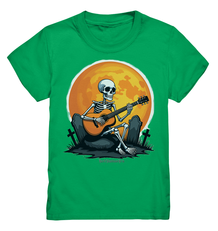 Skeleton Serenade - Kids Premium Shirt | Kids & Babys | Dark Shadows Arts