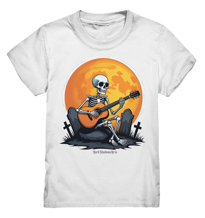 Skeleton Serenade - Kids Premium Shirt | Kids & Babys | Dark Shadows Arts