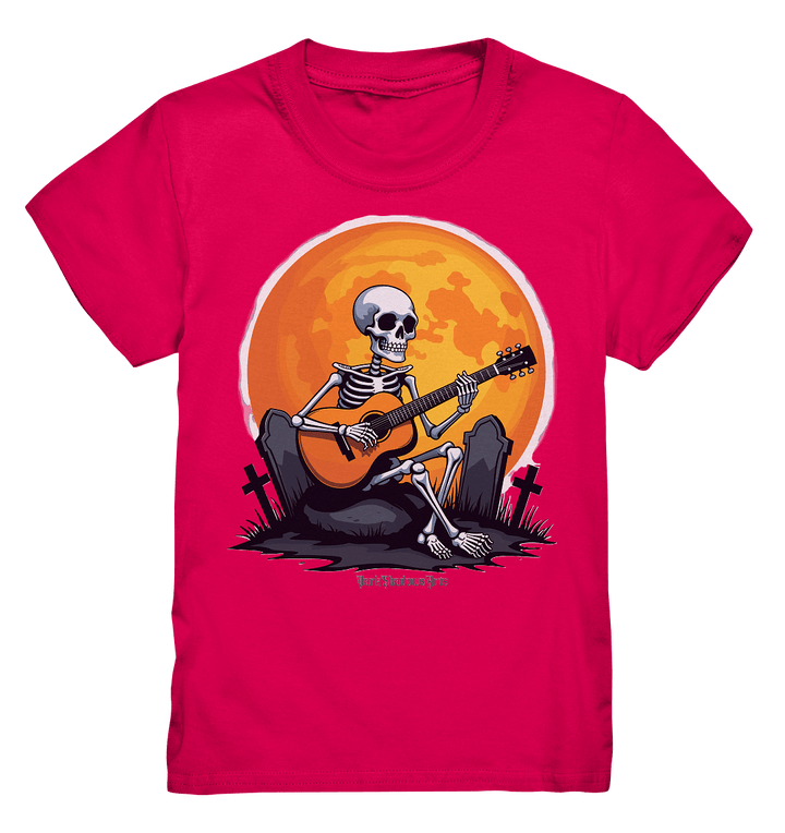 Skeleton Serenade - Kids Premium Shirt | Kids & Babys | Dark Shadows Arts