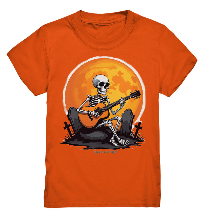 Skeleton Serenade - Kids Premium Shirt | Kids & Babys | Dark Shadows Arts